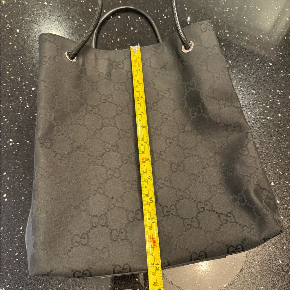 Like new Gucci Black GG Monogram medium  Tote
Like new condition - Picture 15 of 16